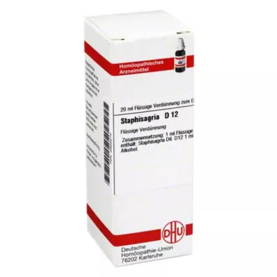 STAPHISAGRIA D 12 Laimennus, 20 ml