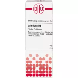 VALERIANA D 3 Laimennus, 20 ml