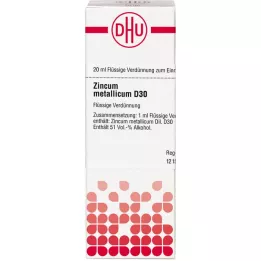 ZINCUM METALLICUM D 30 Laimennus, 20 ml