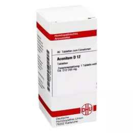 ACONITUM D 12 tablettia, 80 kpl