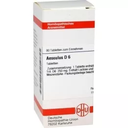 AESCULUS D 6 tablettia, 80 kpl