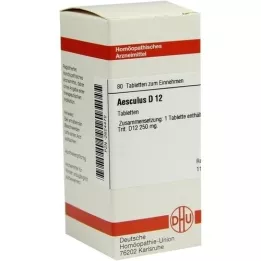 AESCULUS D 12 tablettia, 80 kpl