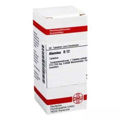 ALUMINA D 12 tablettia, 80 kpl ALUMINA D 12 tablettia, 80 kpl