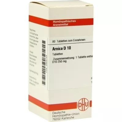 ARNICA D 10 tablettia, 80 kpl