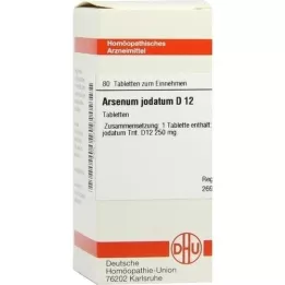 ARSENUM JODATUM D 12 tablettia, 80 kpl