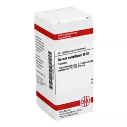 AURUM METALLICUM D 30 tablettia, 80 kpl