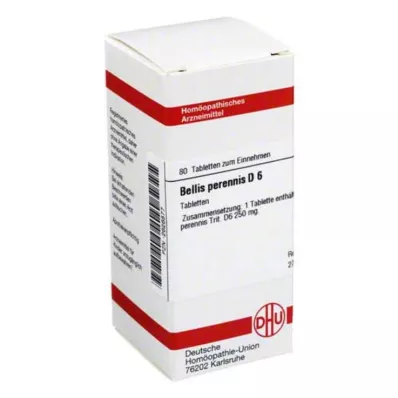 BELLIS PERENNIS D 6 tablettia, 80 kpl