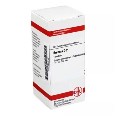 BRYONIA D 2 tablettia, 80 kpl BRYONIA D 2 tablettia, 80 kpl