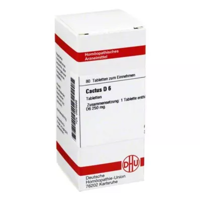CACTUS D 6 tablettia, 80 kpl