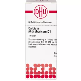 CALCIUM PHOSPHORICUM D 1 tabletti, 80 kpl