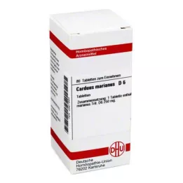 CARDUUS MARIANUS D 6 tablettia, 80 kpl
