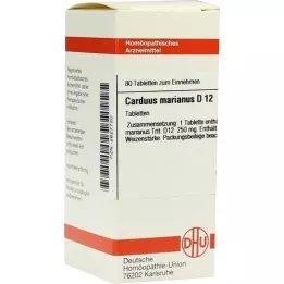 CARDUUS MARIANUS D 12 tablettia, 80 kpl