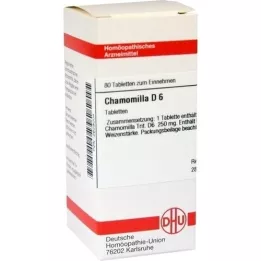 CHAMOMILLA D 6 tablettia, 80 kpl
