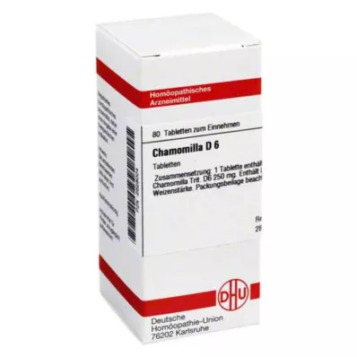 CHAMOMILLA D 6 tablettia, 80 kpl
