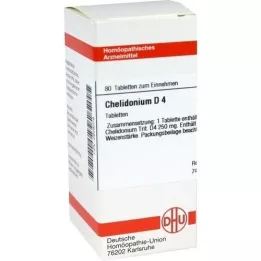 CHELIDONIUM D 4 tablettia, 80 kpl