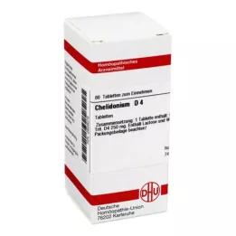 CHELIDONIUM D 4 tablettia, 80 kpl