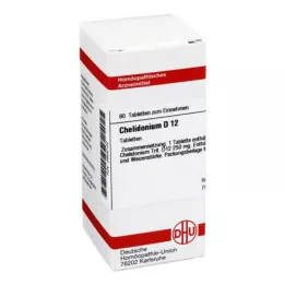 CHELIDONIUM D 12 tablettia, 80 kpl