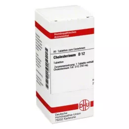 CHOLESTERINUM D 12 tablettia, 80 kpl