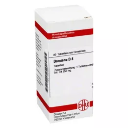 DAMIANA D 4 tablettia, 80 kpl