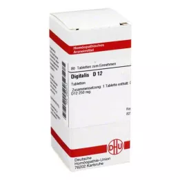DIGITALIS D 12 tablettia, 80 kpl