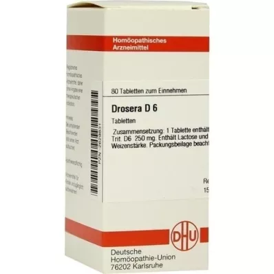 DROSERA D 6 tablettia, 80 kpl