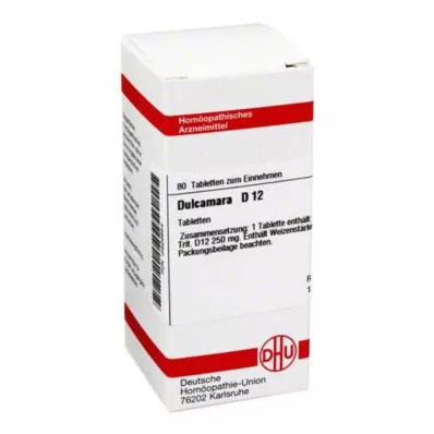DULCAMARA D 12 tablettia, 80 kpl
