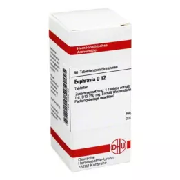EUPHRASIA D 12 tablettia, 80 kpl