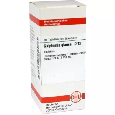 GALPHIMIA GLAUCA D 12 tablettia, 80 kpl