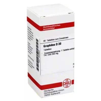 GRAPHITES D 30 tablettia, 80 kpl