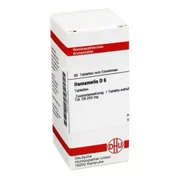 HAMAMELIS D 6 tablettia, 80 kpl