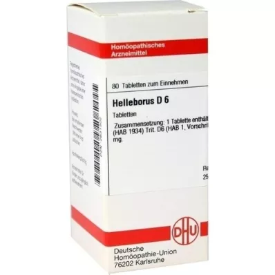HELLEBORUS D 6 tablettia, 80 kpl