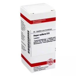 HEPAR SULFURIS D 8 tablettia, 80 kpl
