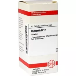 HYDRASTIS D 12 tablettia, 80 kpl