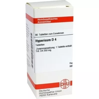 HYPERICUM D 4 tablettia, 80 kpl
