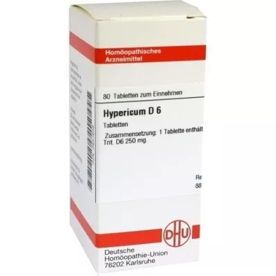 HYPERICUM D 6 tablettia, 80 kpl