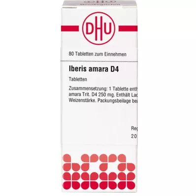IBERIS AMARA D 4 tablettia, 80 kpl