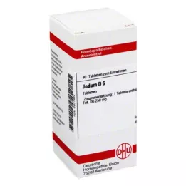 JODUM D 6 tablettia, 80 kpl