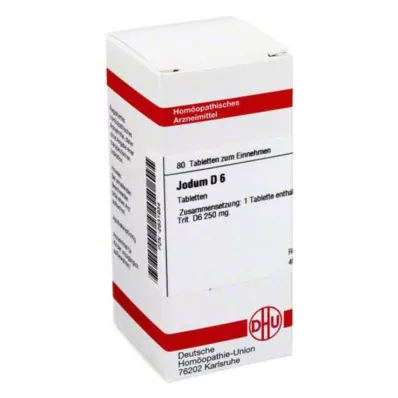JODUM D 6 tablettia, 80 kpl