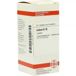 JODUM D 10 tablettia, 80 kpl