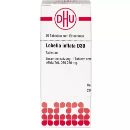 LOBELIA INFLATA D 30 tablettia, 80 kpl