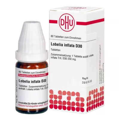 LOBELIA INFLATA D 30 tablettia, 80 kpl