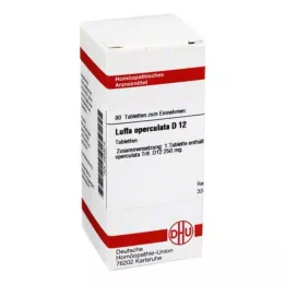 LUFFA OPERCULATA D 12 tablettia, 80 kpl