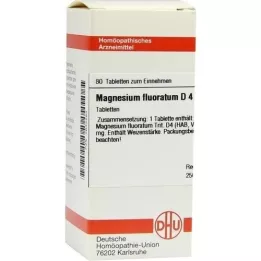 MAGNESIUM FLUORATUM D 4 tablettia, 80 kpl