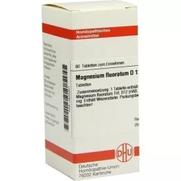 MAGNESIUM FLUORATUM D 12 tablettia, 80 kpl