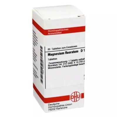 MAGNESIUM FLUORATUM D 12 tablettia, 80 kpl