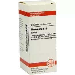 MEZEREUM D 12 tablettia, 80 kpl