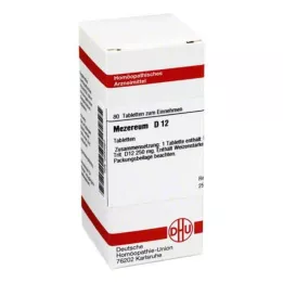MEZEREUM D 12 tablettia, 80 kpl