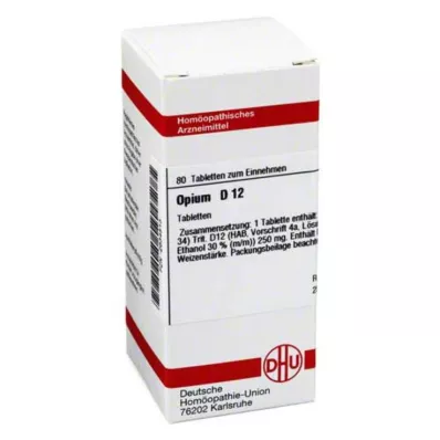 OPIUM D 12 tablettia, 80 kpl