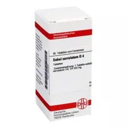 SABAL SERRULATUM D 4 tablettia, 80 kpl