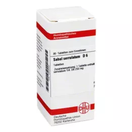 SABAL SERRULATUM D 6 tablettia, 80 kpl